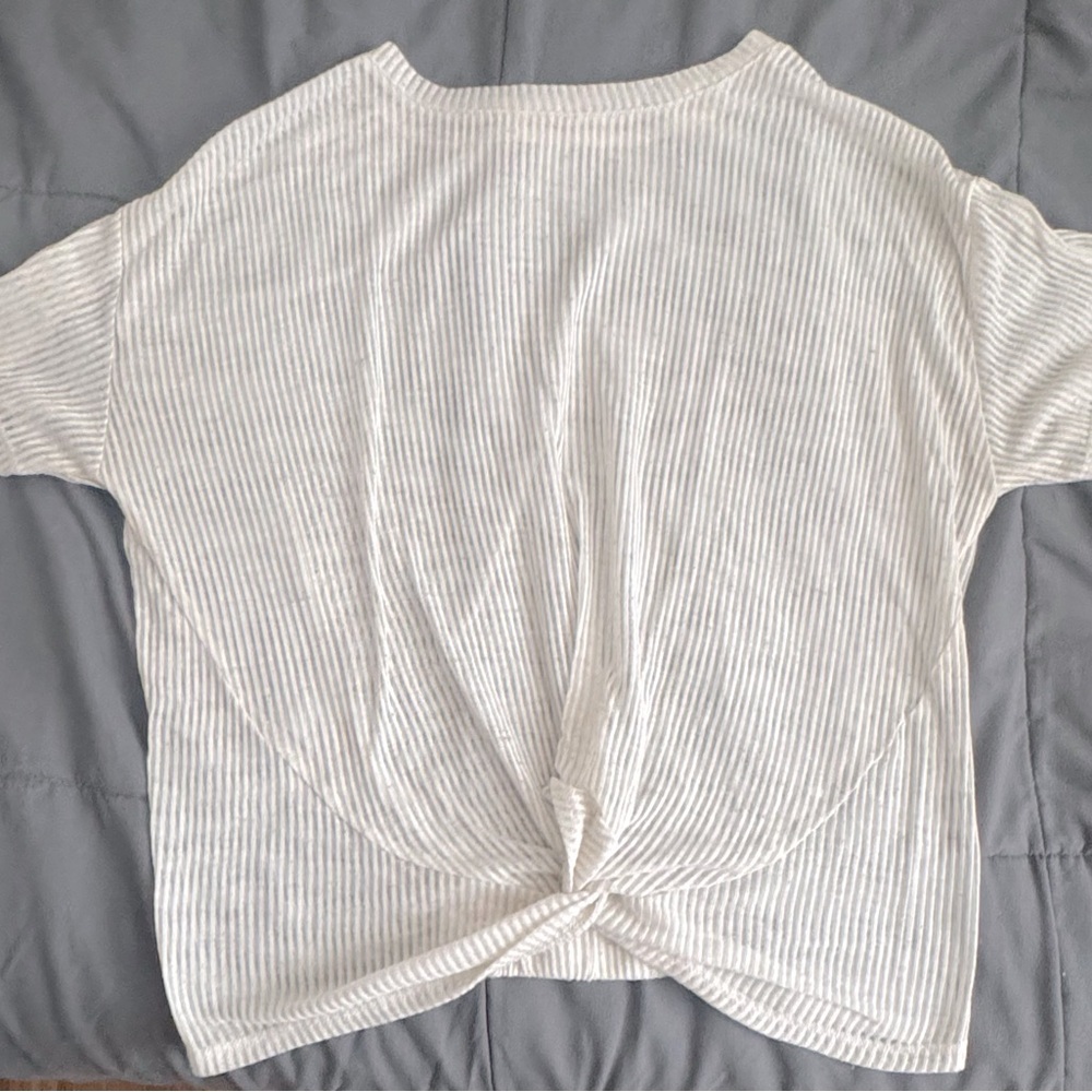 Cotton On XS Ribbed Transparent Top
